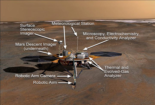 Phoenix Lands on Mars!   