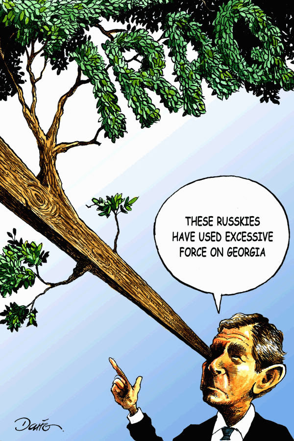 карикатуры на войну россии с грузией