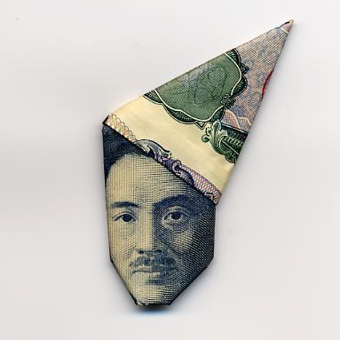 Оригами из денег :)